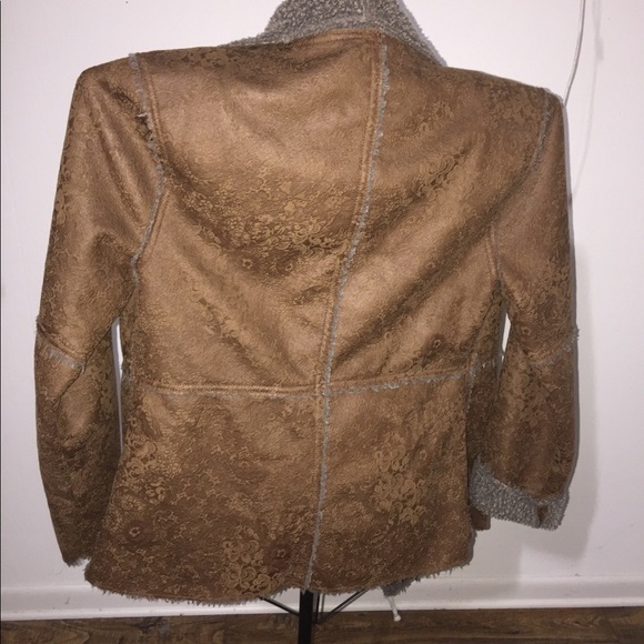 Dylan size small western Yellowstone suede feel Sherpa warm fall winter - Picture 2 of 10